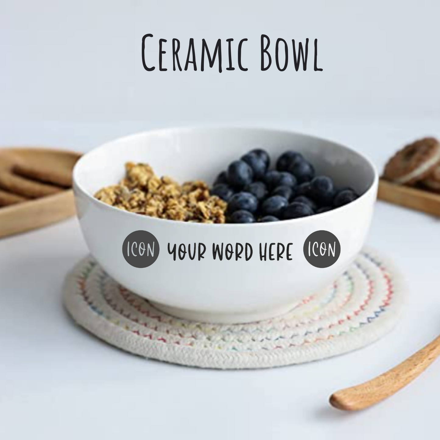 Personalized Ceramic Bowl